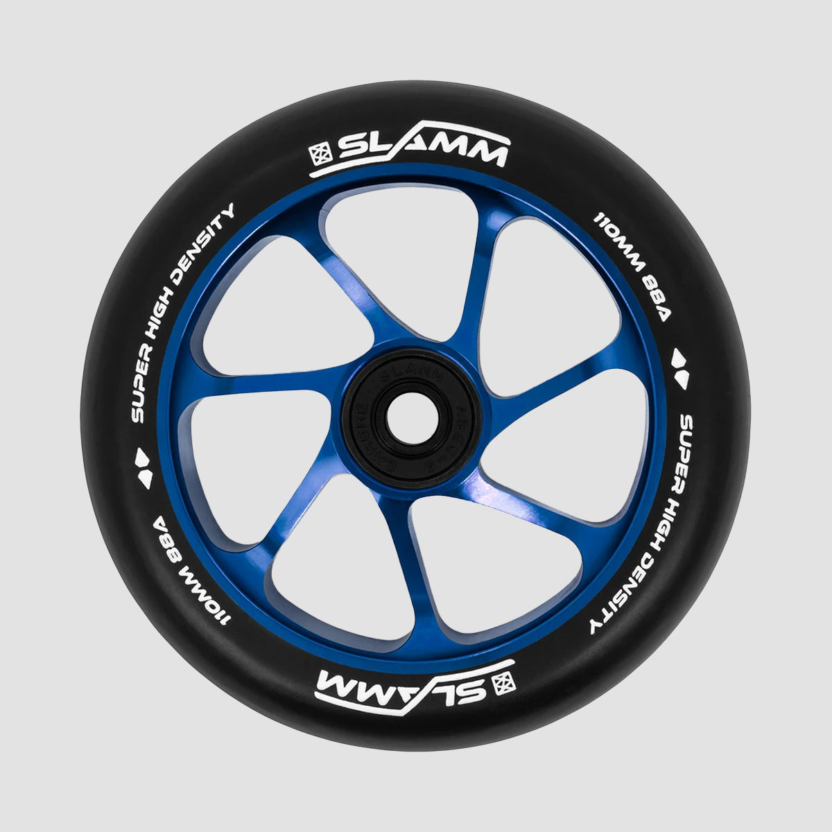 Slamm 110mm Team Wheels Black/Blue