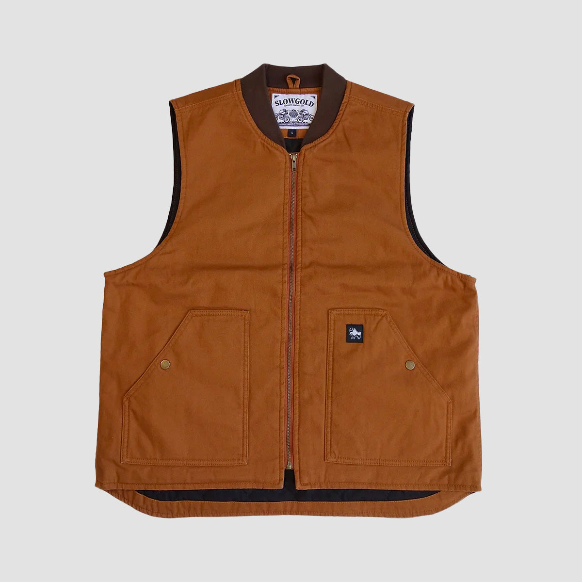 Slowgold The Grand Tourer DLX Vest Shadow Brown