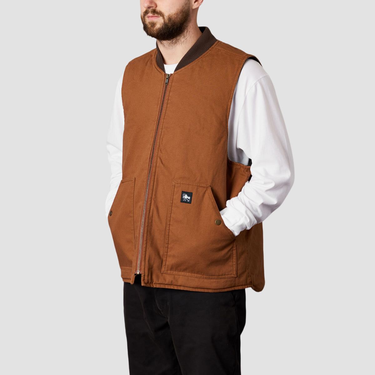 Slowgold The Grand Tourer DLX Vest Shadow Brown