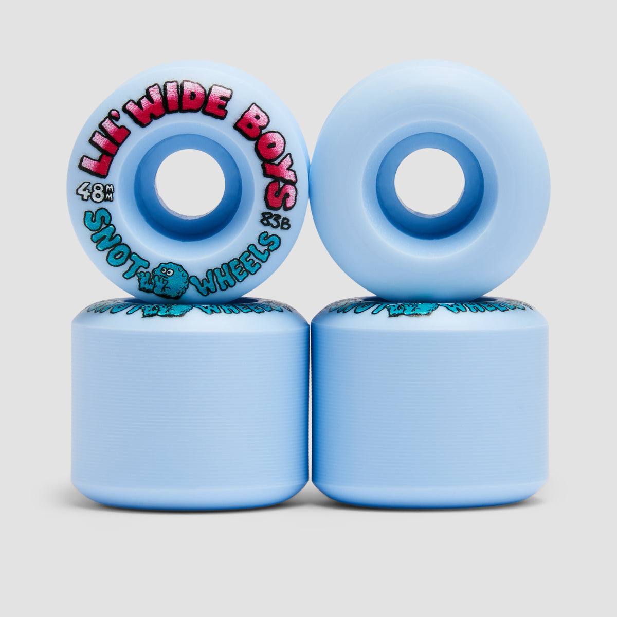 Snot Wide Boys 83B Skateboard Wheels Ice Blue 48mm