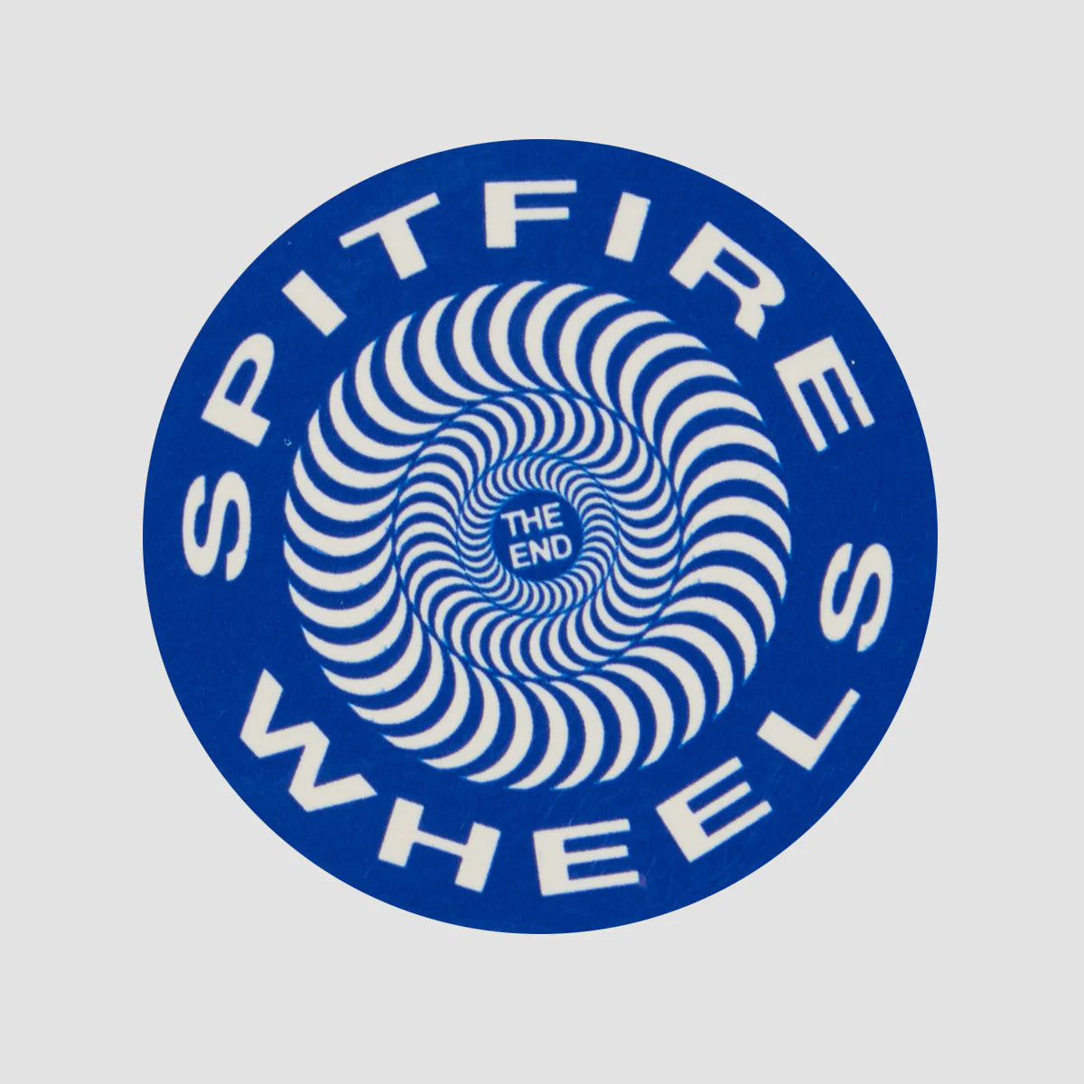 Spitfire Classic Sticker Medium Blue/White 115mm