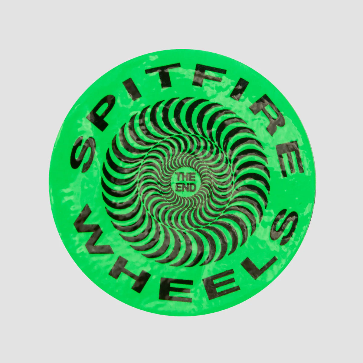 Spitfire Classic Sticker Medium Green/Black 115mm