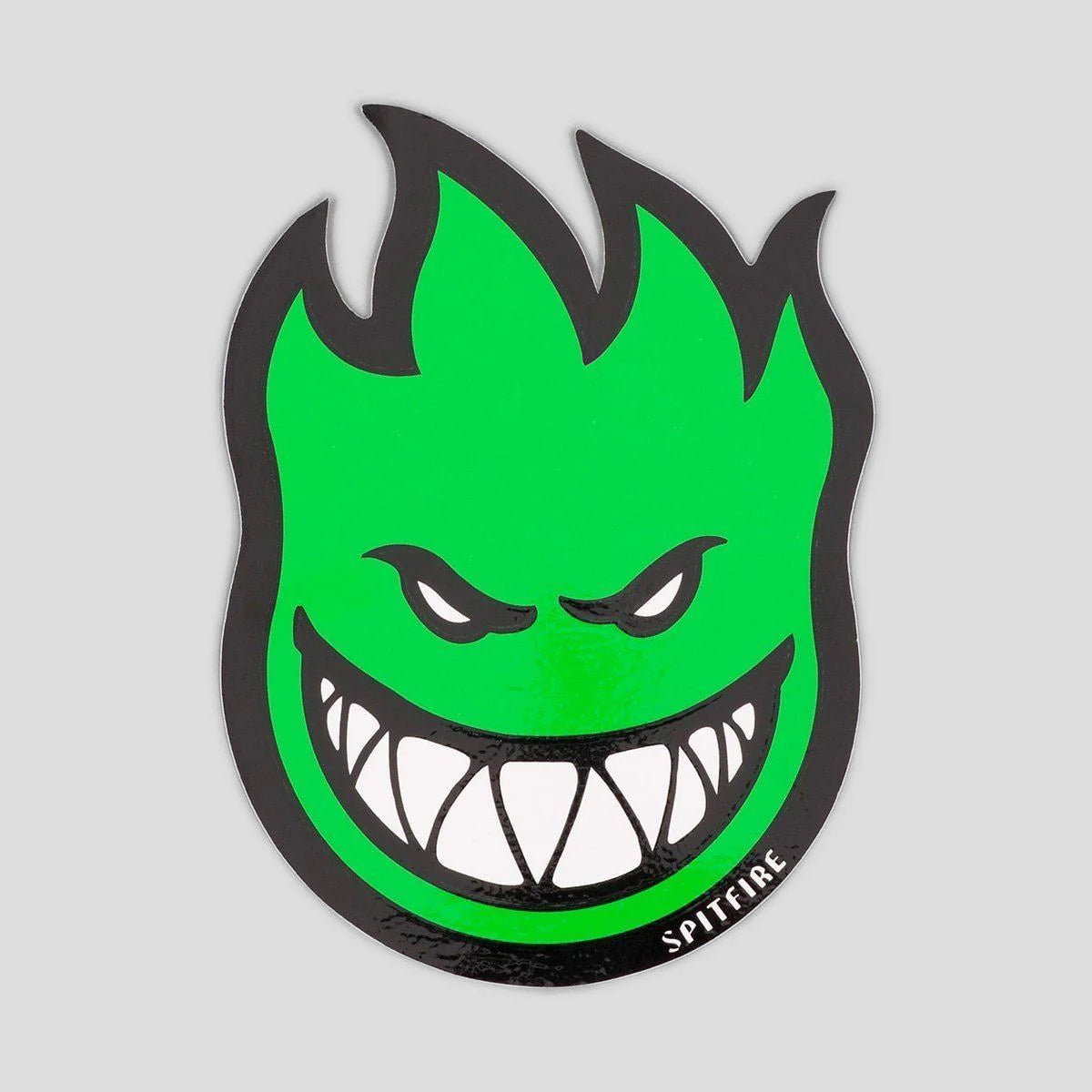 Spitfire Fireball Sticker Large Green 280x205mm