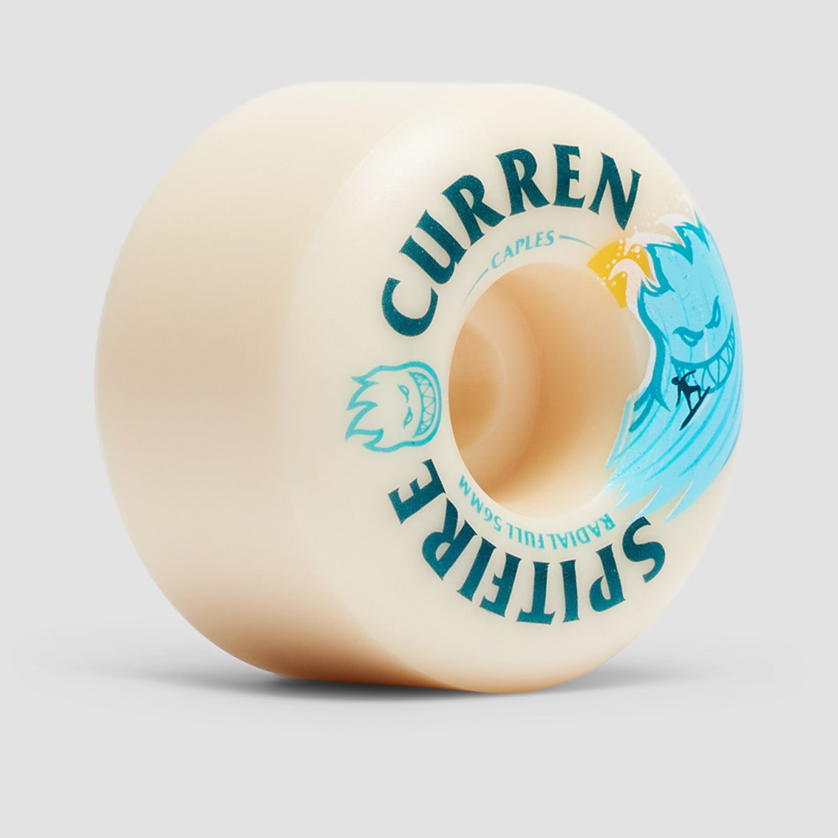 Spitfire Formula Four Burn Squad Curren Caples Radial Full 99DU Skateboard Wheels Natural 56mm