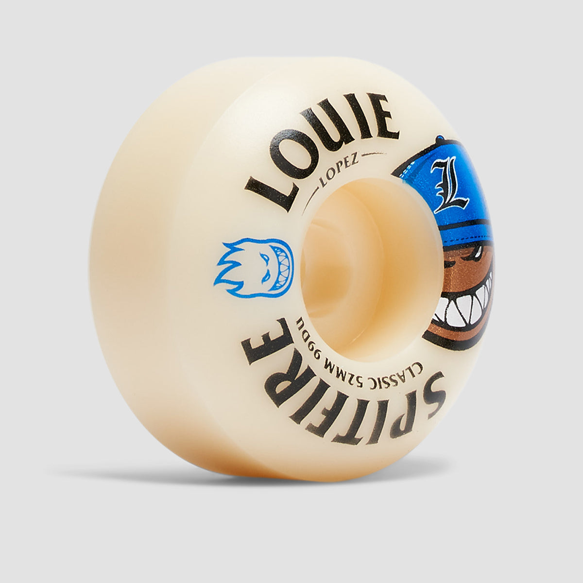 Spitfire Formula Four Burn Squad Louie Lopez Classic 99DU Skateboard Wheels Natural 52mm