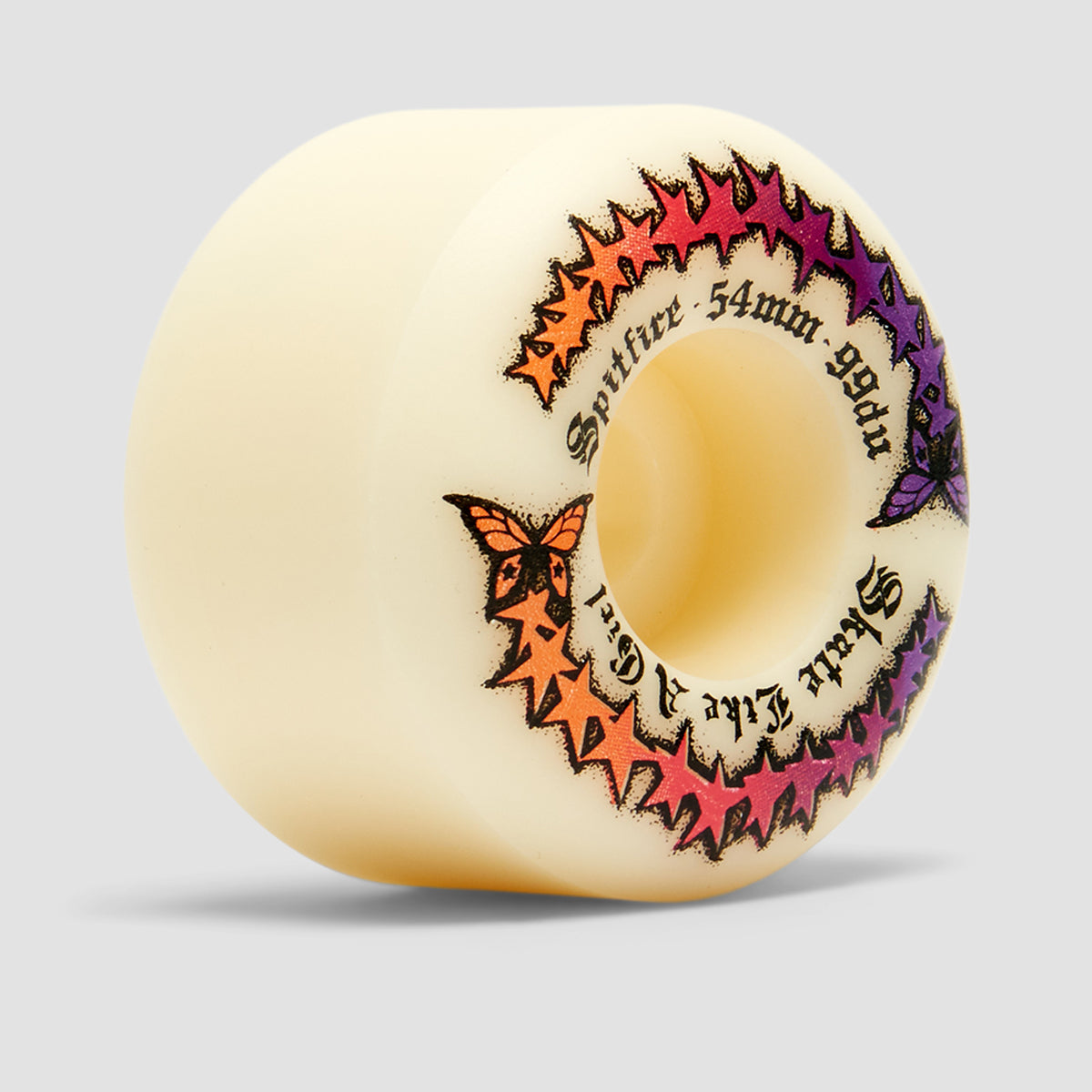 Spitfire Formula Four Skate Like a Girl Radial Full 99DU Skateboard Wheels Natural 54mm