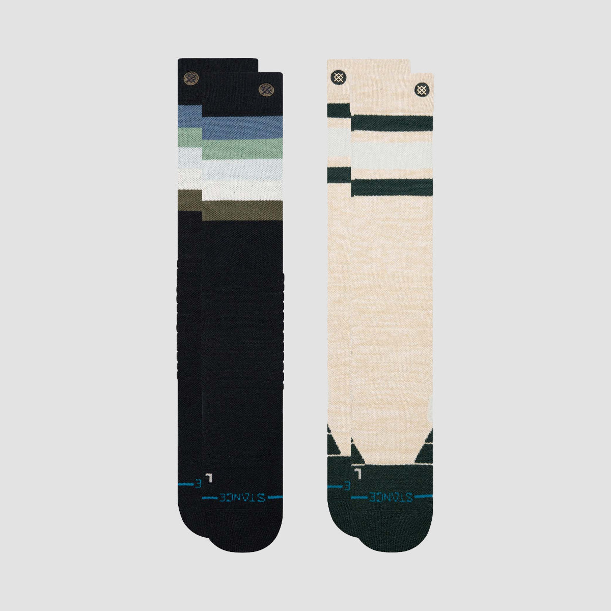 Stance Maliboo Mid Wool Snow Socks 2 Pack Multi