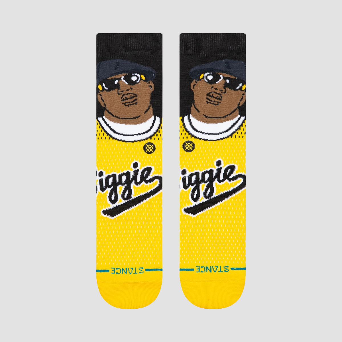 Stance Notorious B.I.G Juicy Crew Socks Yellow