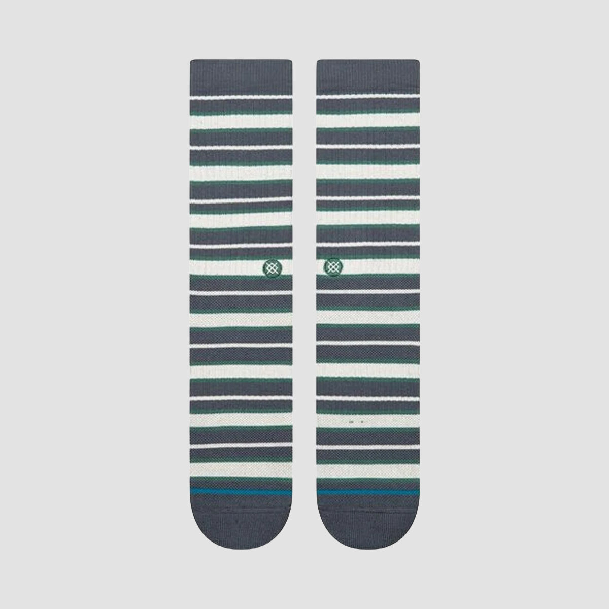 Stance Signature Stripe Crew Socks Turbulence