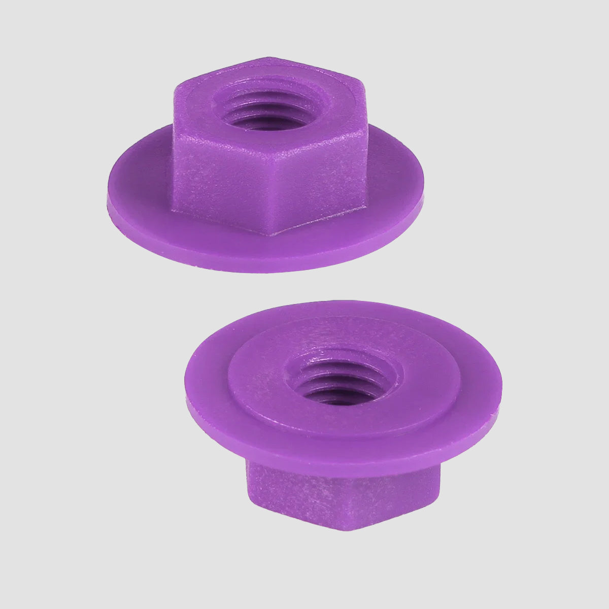 Sure Grip Zero Nylon Axle Nuts x8 Purple