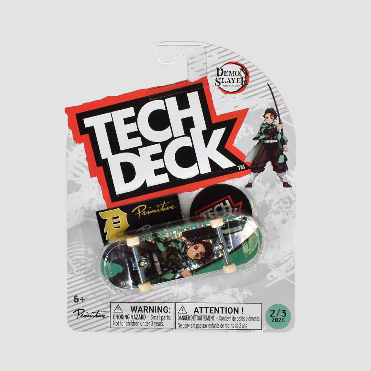 Tech Deck 96mm Entertainment Series Fingerboard - Primitive Demon Slayer 2/3 2026