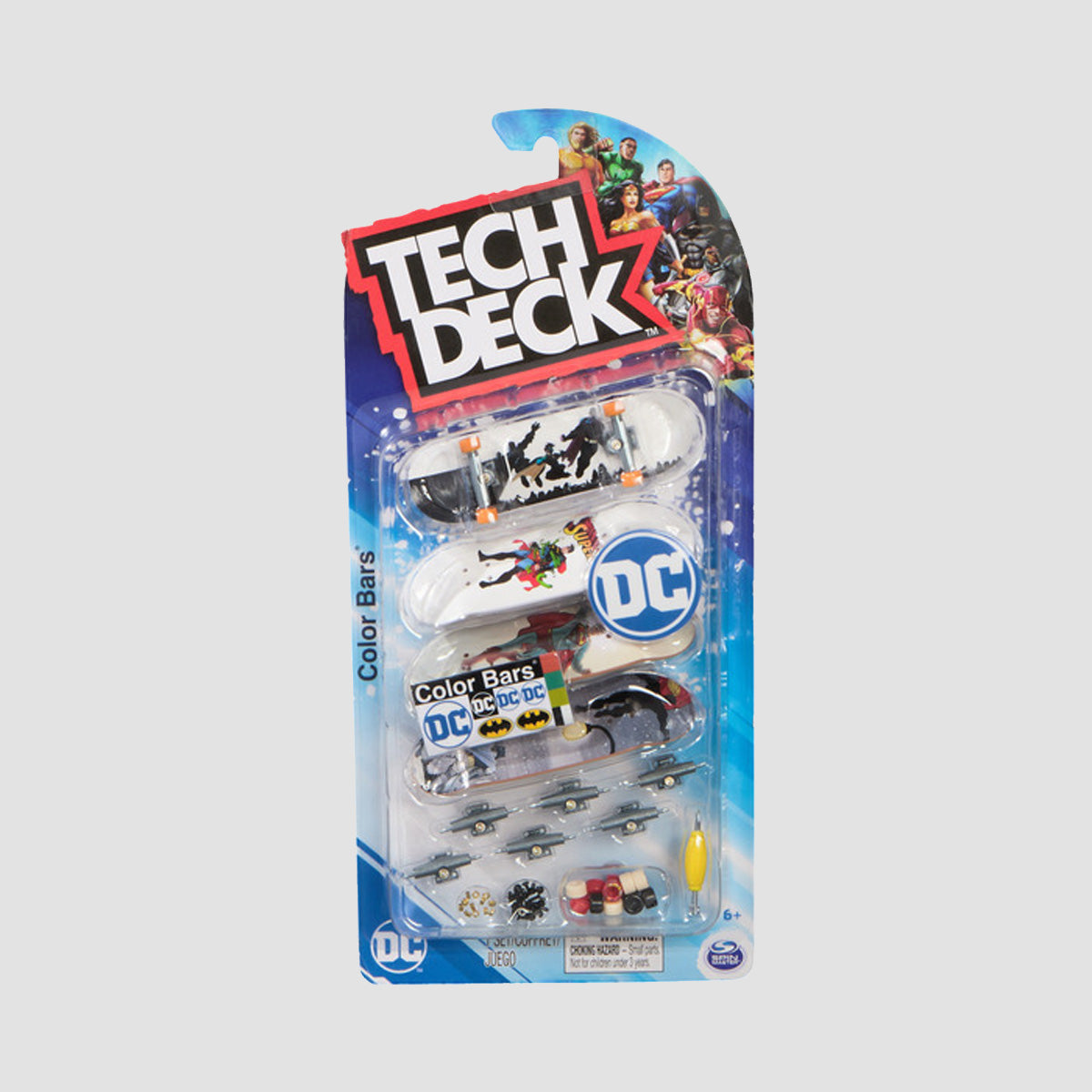 Tech Deck 96mm Fingerboard 4Pack - DC Comics