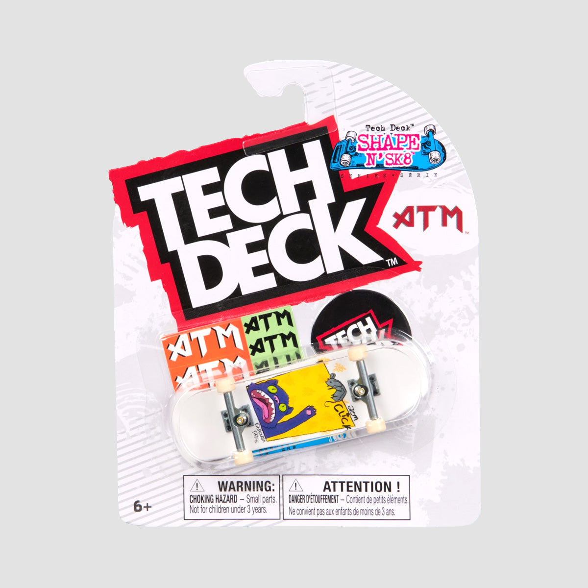 Tech Deck 96mm Shape N'SK8 Fingerboard ATM Donovan Rice Mouse
