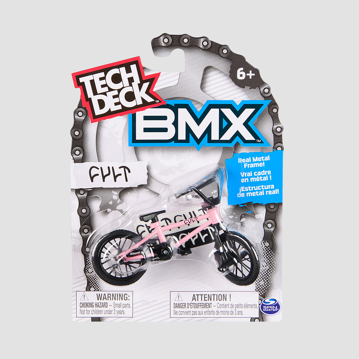 Tech Deck BMX (M23) Finger Bike - Cult Pink
