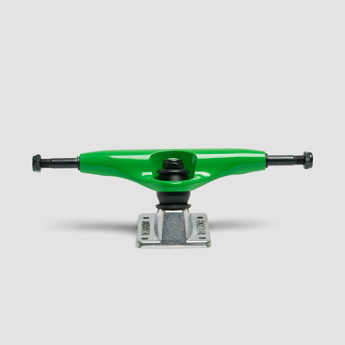 Tensor Alloys 5.25 Skateboard Trucks 1 Pair Green/Raw - 8"