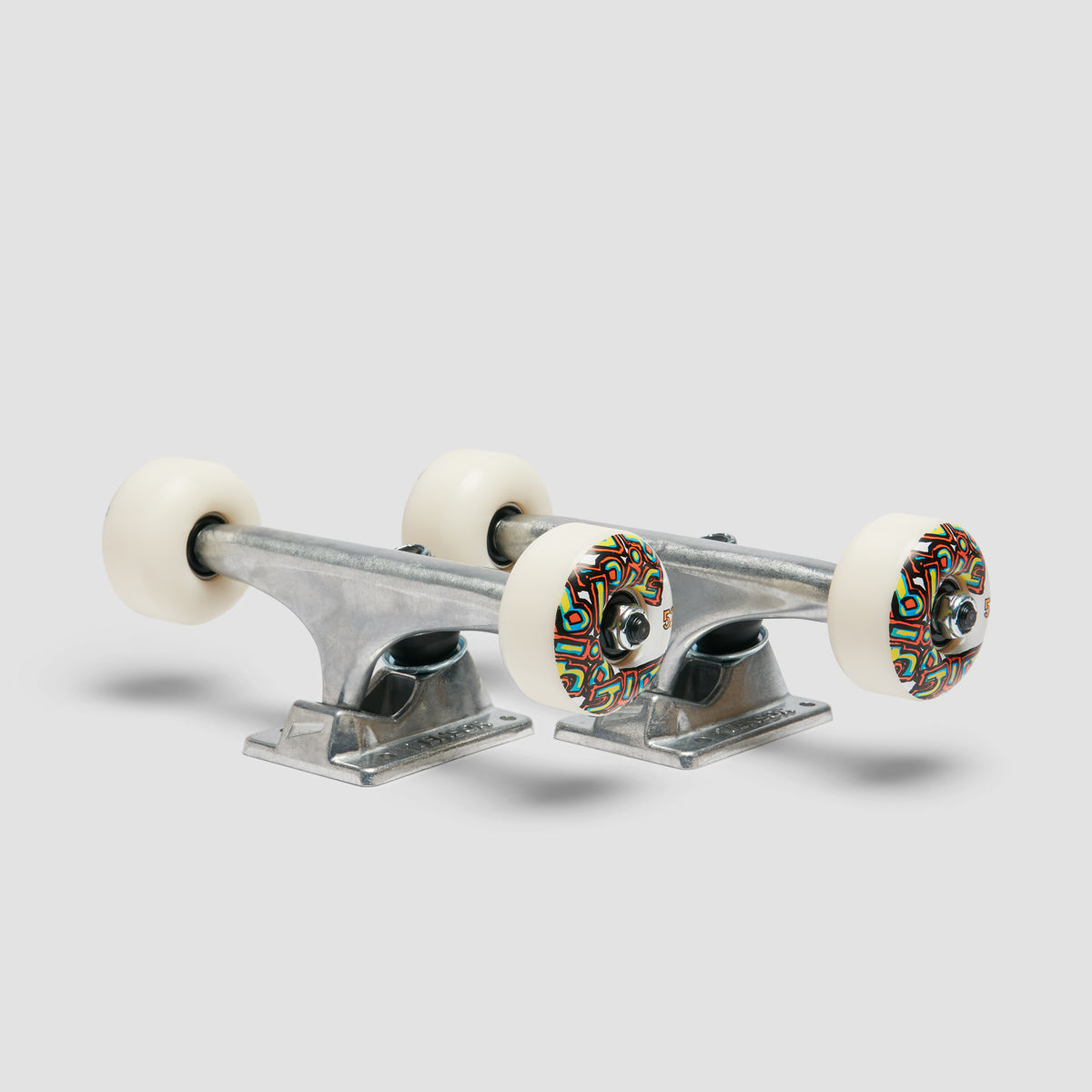 Tensor X Blind OG Stacked 5.25 Skateboard Trucks & Wheel Combo Raw - 8"