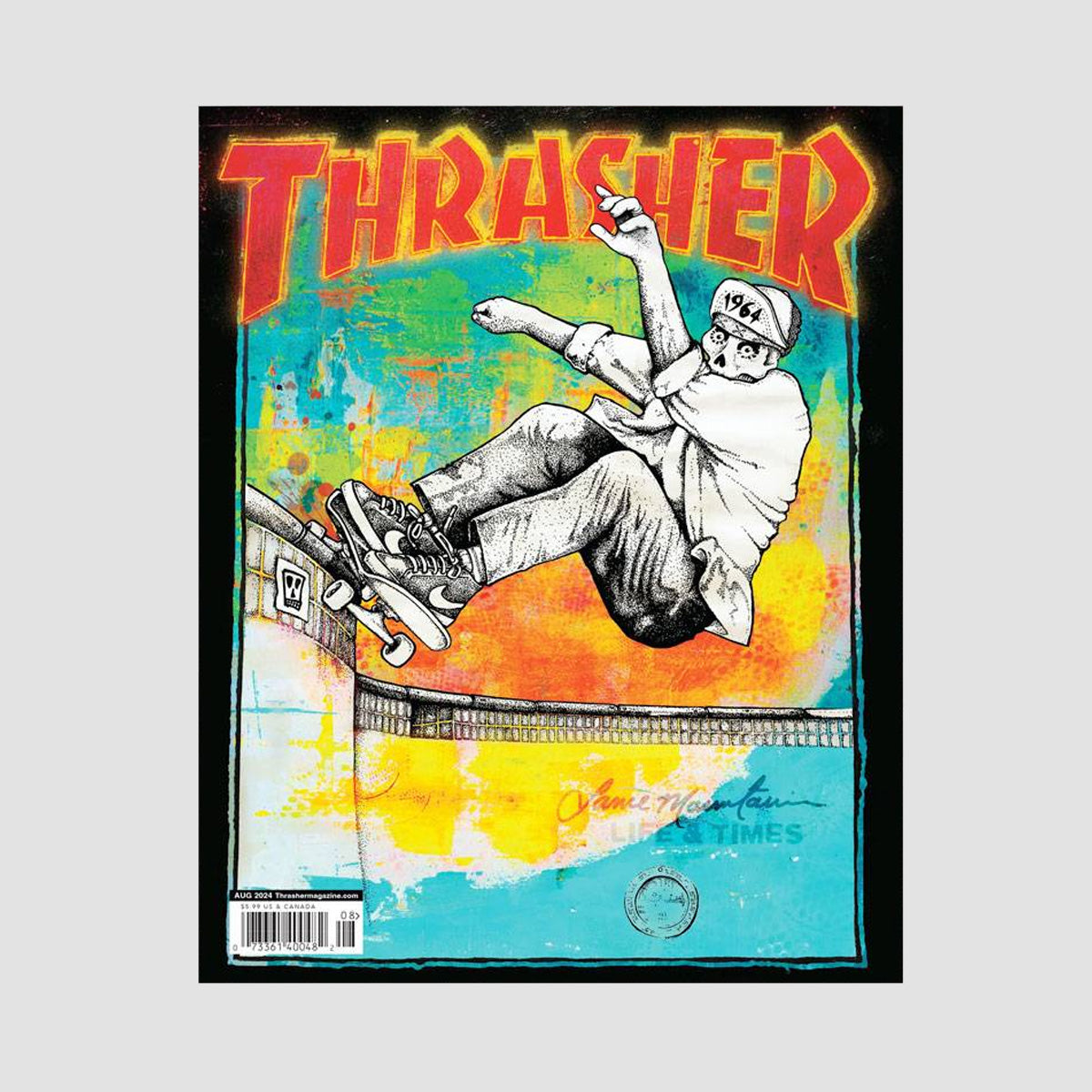 Thrasher Skateboard Magazine August 2024