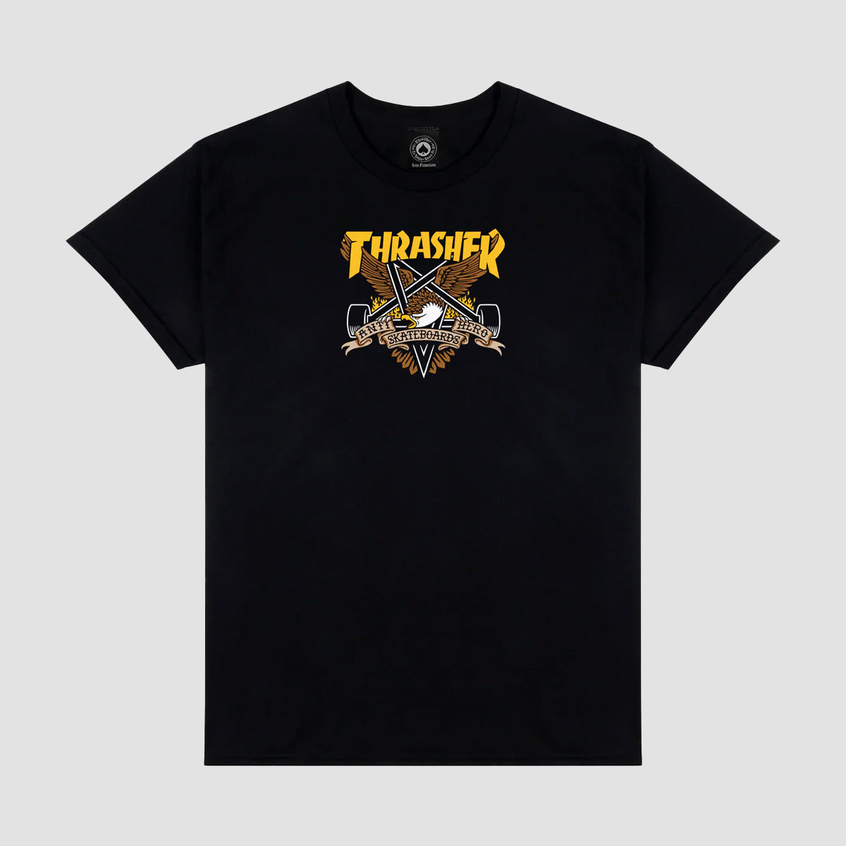 Thrasher X Antihero Eaglegram T-Shirt Black