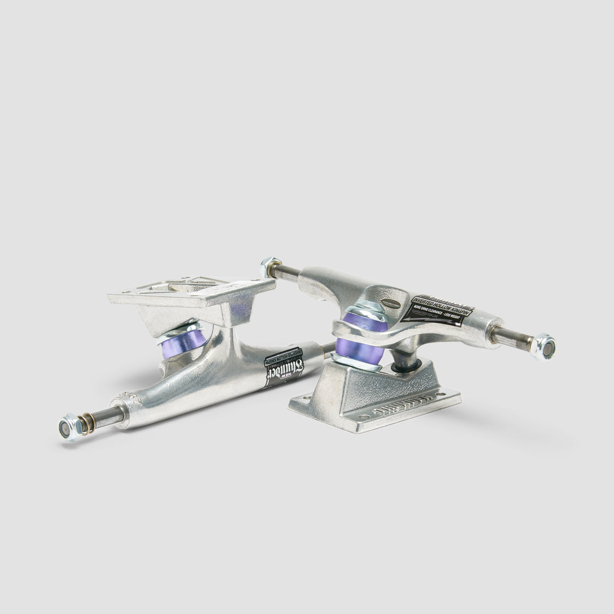 Thunder 147 Inverted Hollow Kingpin Trucks 1 Pair Polished - 8"