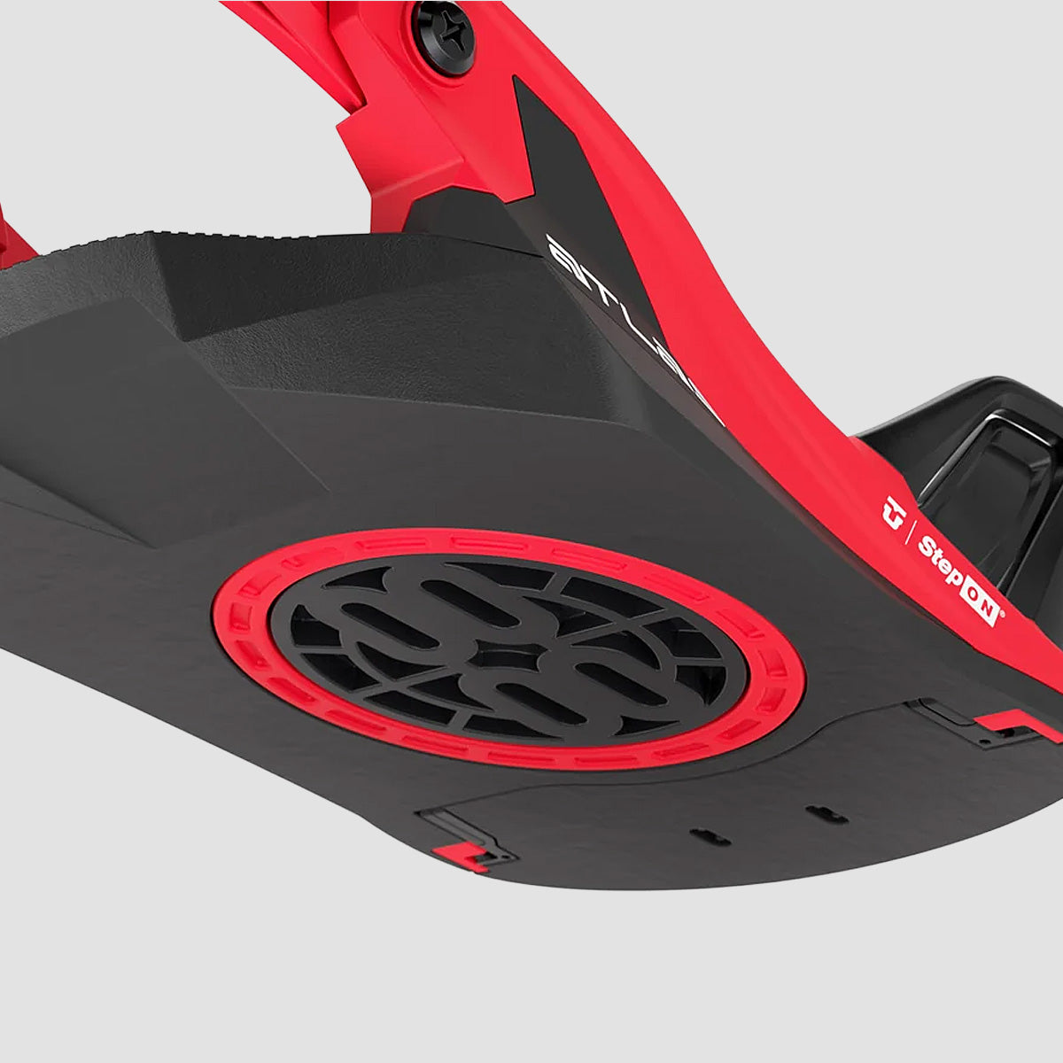 Union Atlas Step On Snowboard Bindings Red