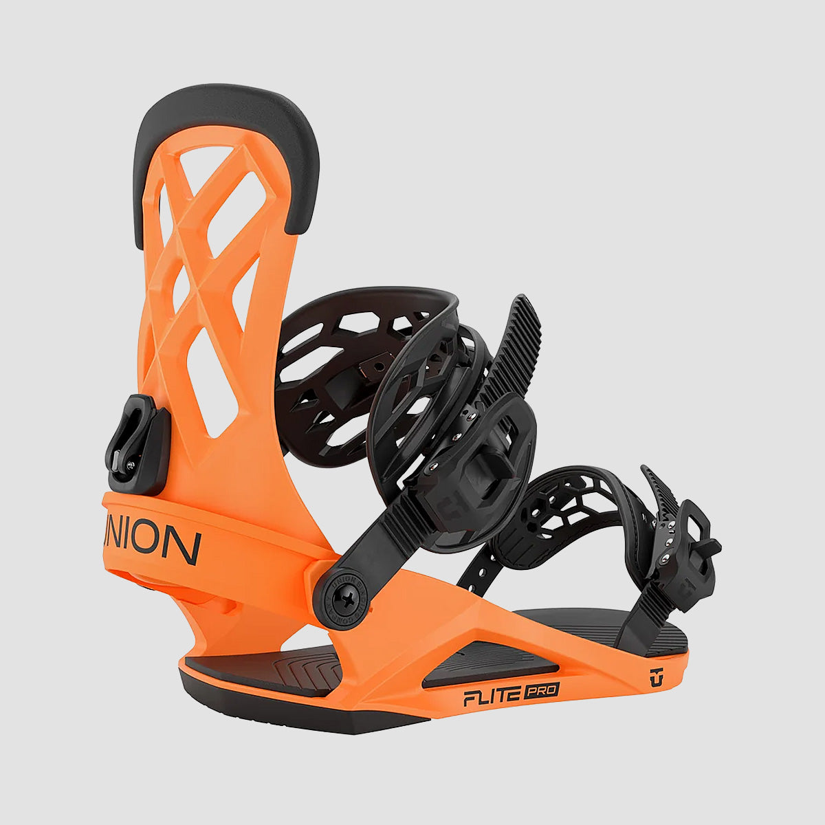 Union Flite Pro Snowboard Bindings Orange