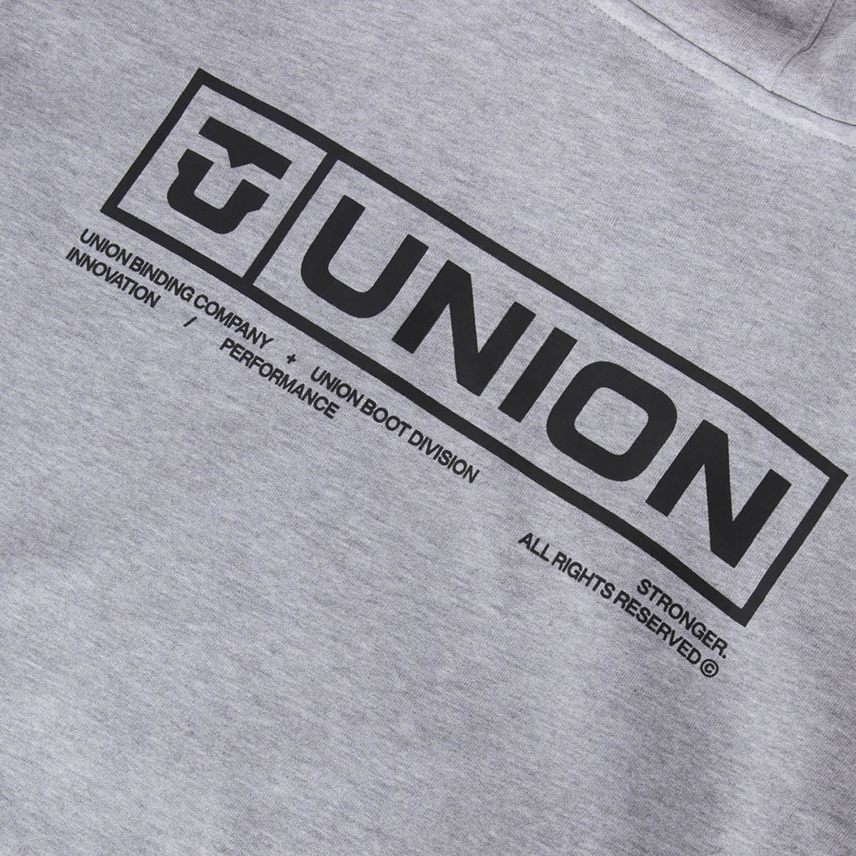 Union Team Pullover Hoodie Heather Grey