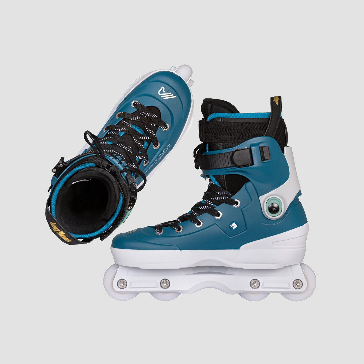 USD Aeon 60 Jay Yoon Aggressive Inline Skates Blue/Grey