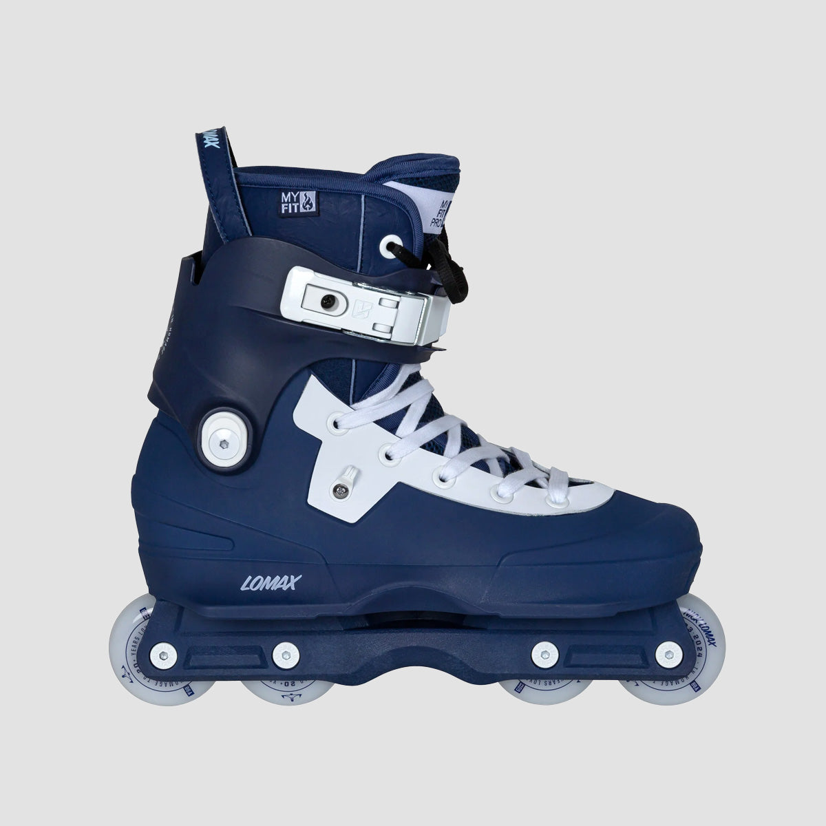 USD Aeon 60 Nick Lomax Pro Aggressive Inline Skates Blue/White