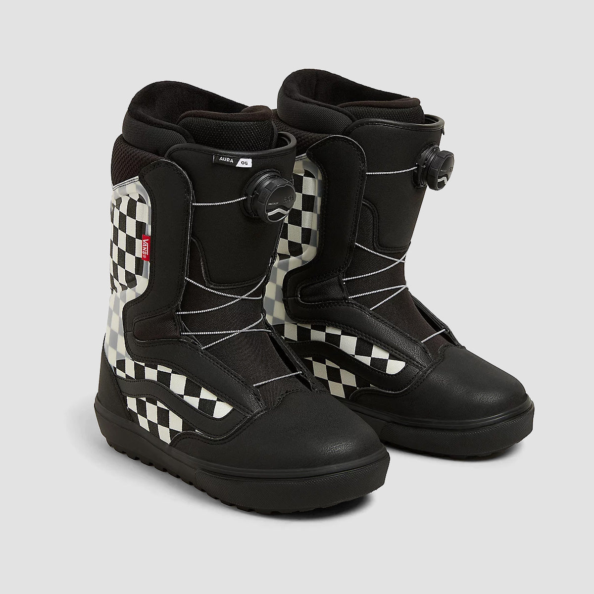 Vans Aura OG Snowboard Boots Black/Checkerboard