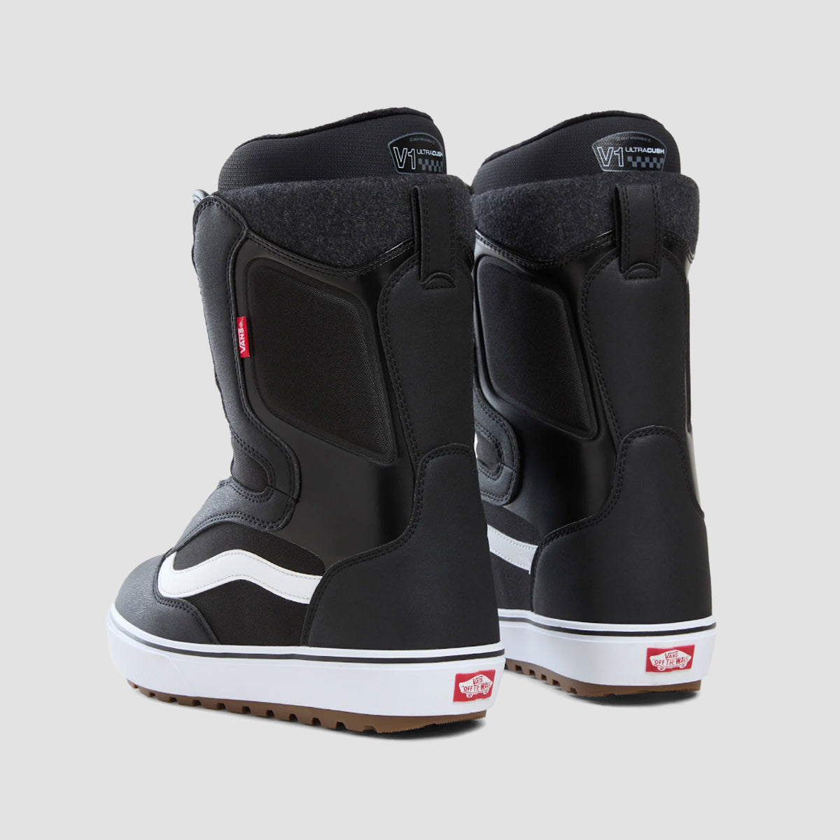 Vans Aura OG Snowboard Boots Black/White 20
