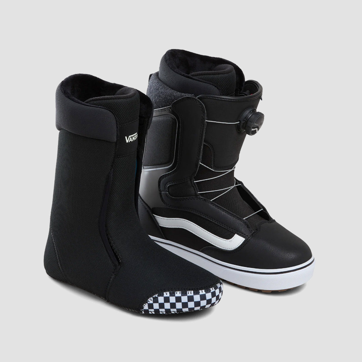 Vans Aura OG Snowboard Boots Black/White 20