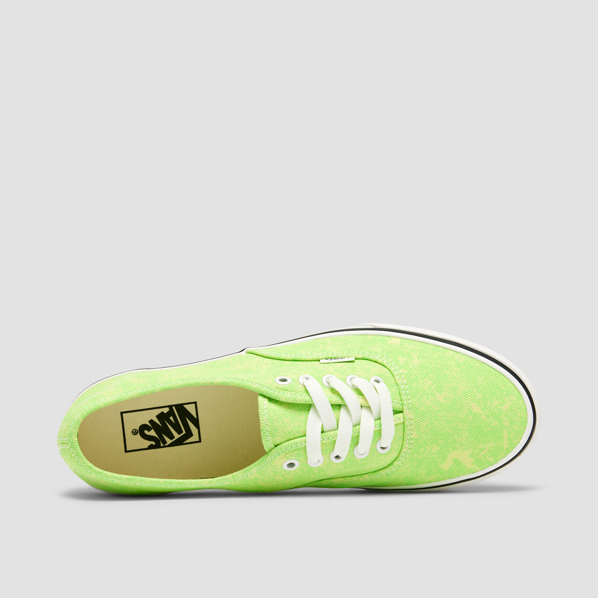 Vans Authentic Shoes - Neon Acid Wash Green