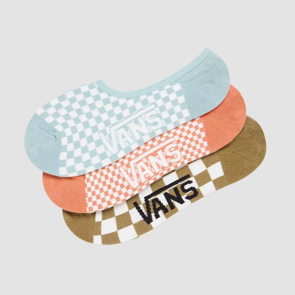Vans Best Me Canoodle Socks 3 Pack Grey Mist - Womens