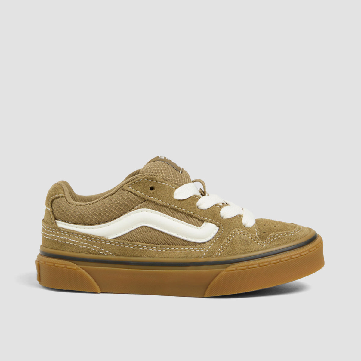 Vans Caldrone Shoes - POP Olive/Gum - Kids