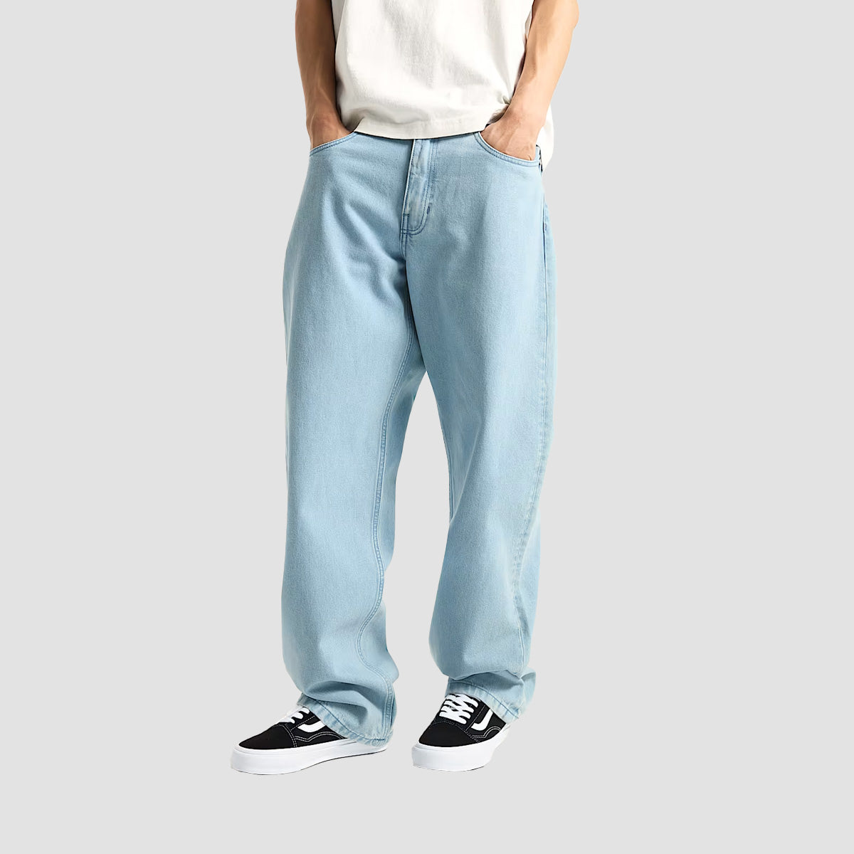 Vans Check-5 Loose Fit Jeans Blue Ice