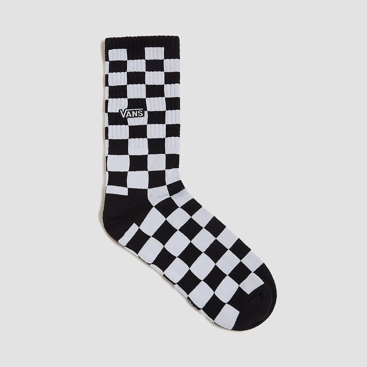 Vans Checkerboard Crew Socks ROX Black/White