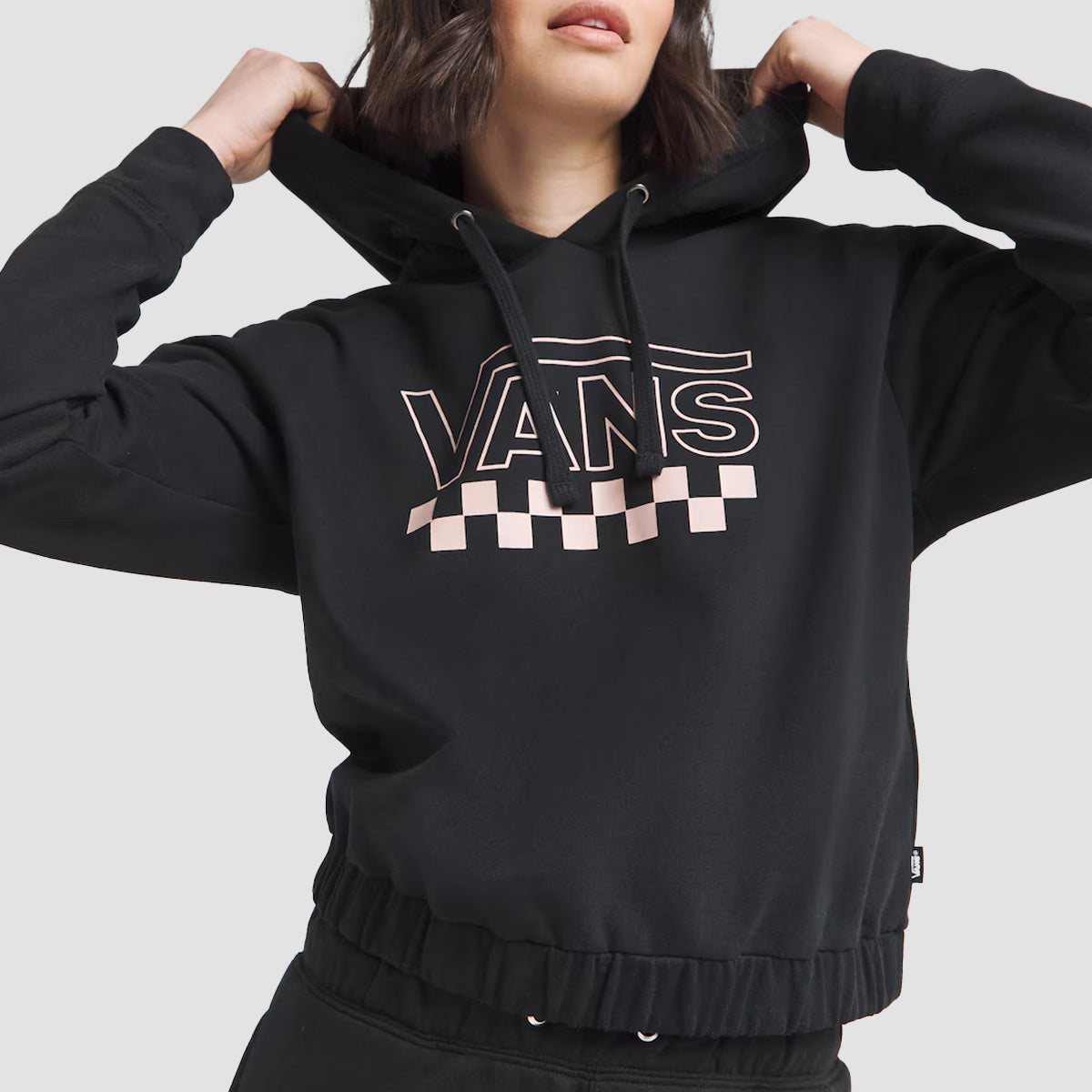 Vans Checkout B Pullover Hoodie Black - Womens