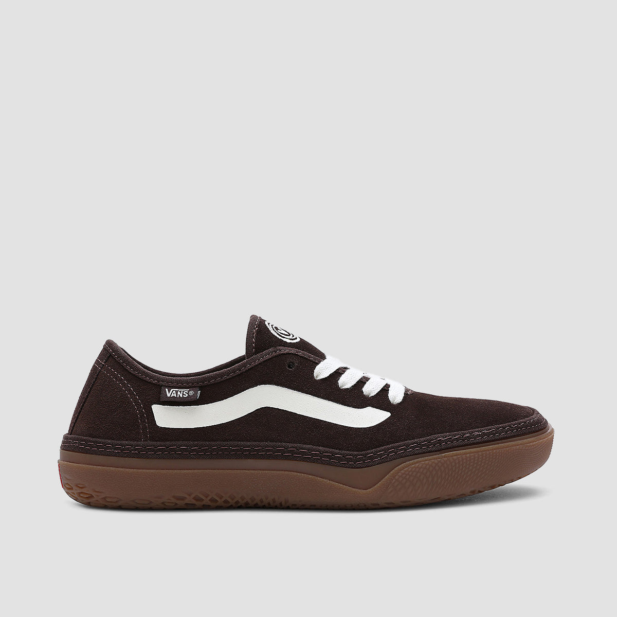 Vans Circle Vee SE Shoes - Suede Demitasse