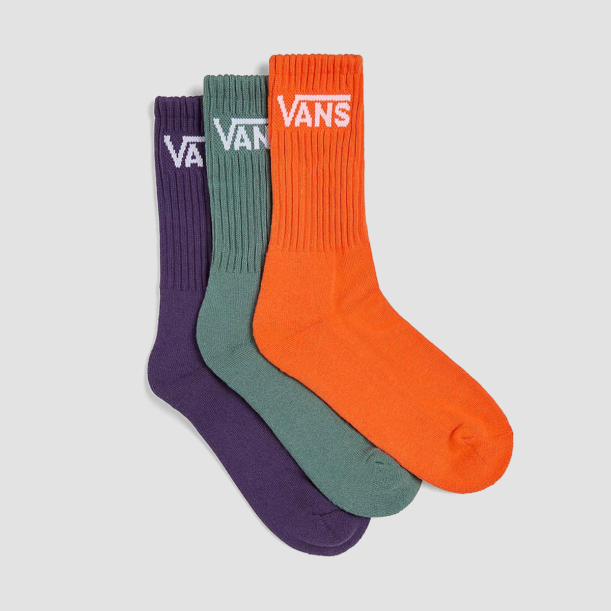 Vans Classic Crew Socks 3 Pack Flame - Kids