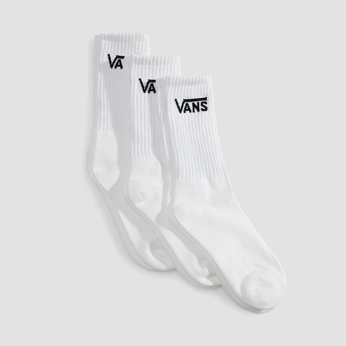 Vans Classic Crew Socks 3 Pack ROX White