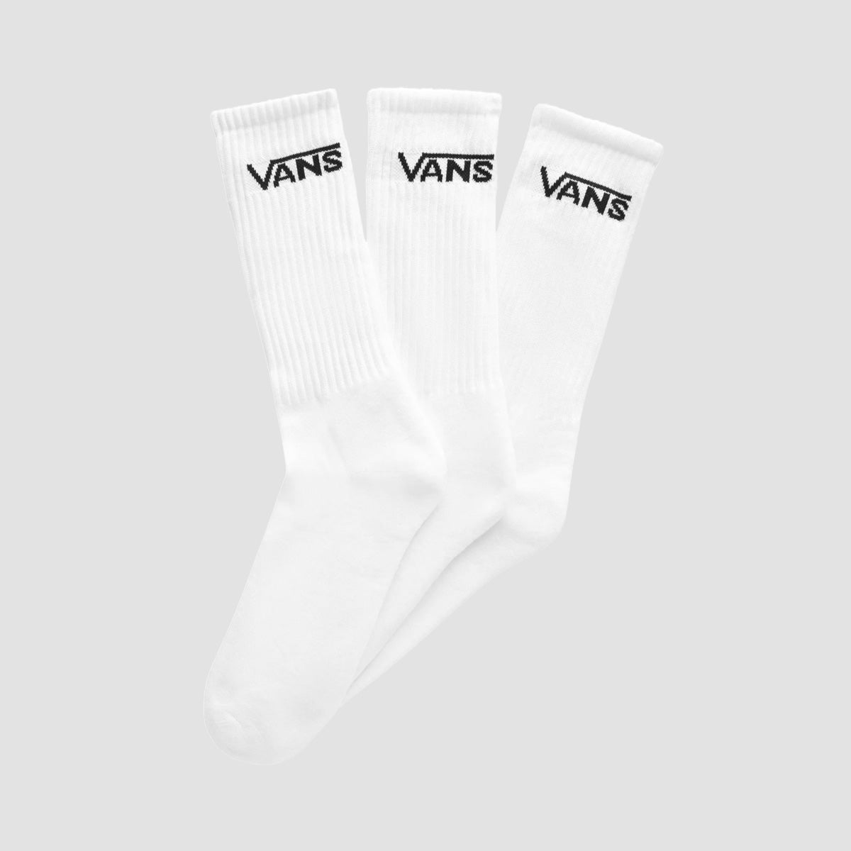 Vans Classic Crew Socks White