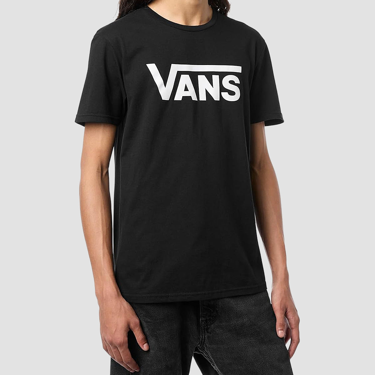 Vans Classic Drop V Crew B T-Shirt Black/White