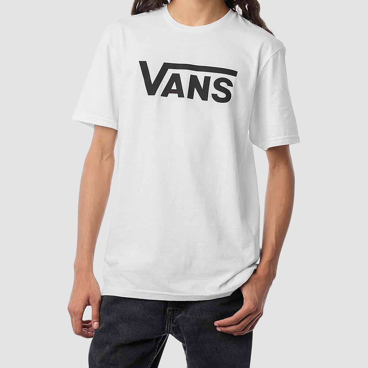 Vans Classic Drop V Crew-B T-Shirt White/Black