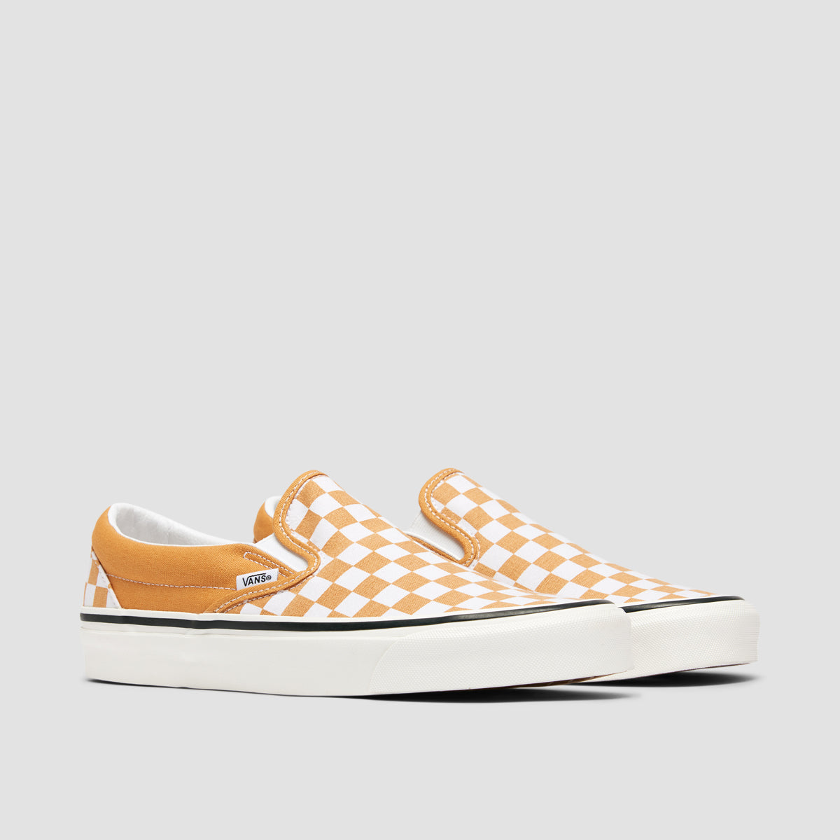 Vans Classic Slip-On 98 DX Shoes - Checkerboard Honey Yellow