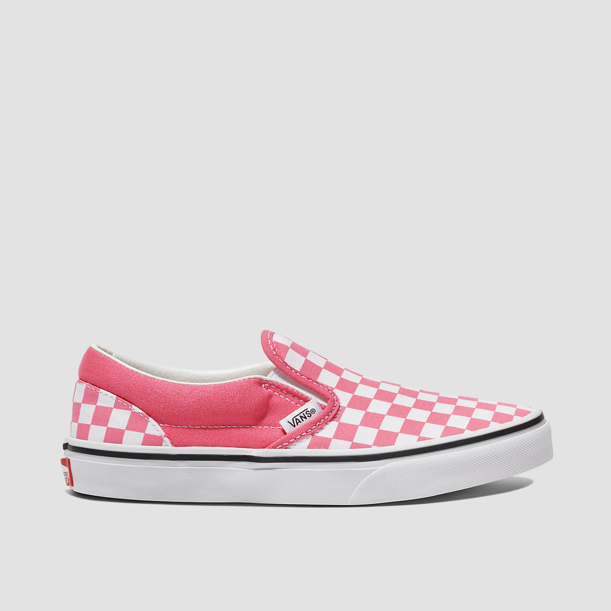 Vans Classic Slip-On Shoes - Checkerboard Honeysuckle - Kids