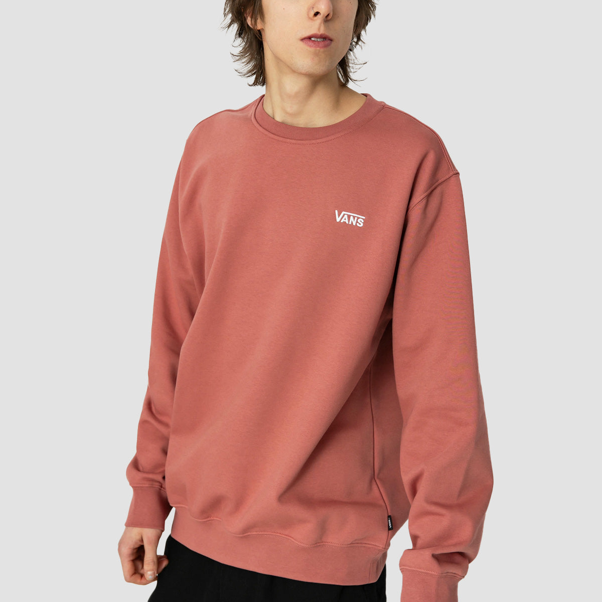 Vans Core Basic Crew Sweatshirt Withered Rose