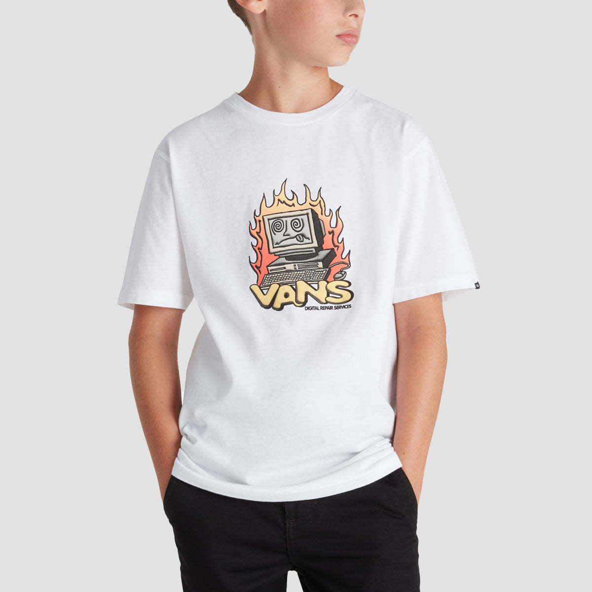 Vans Digital Repair T-Shirt White - Kids