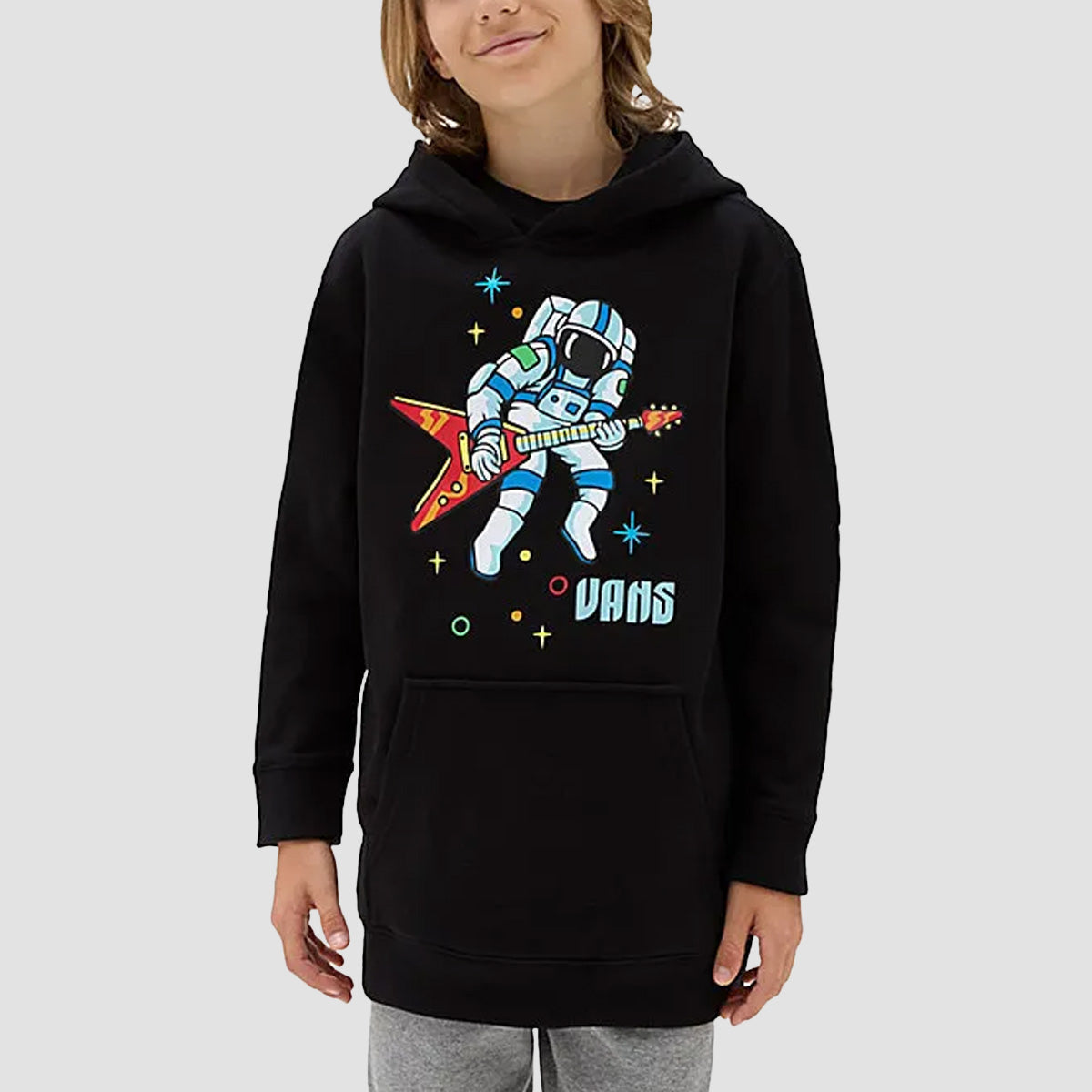 Vans DjJRocket Jam Pullover Hoodie Black - Kids