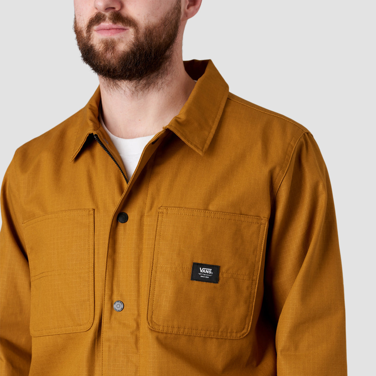 Vans Drill Chore Coat Lined Golden Brown