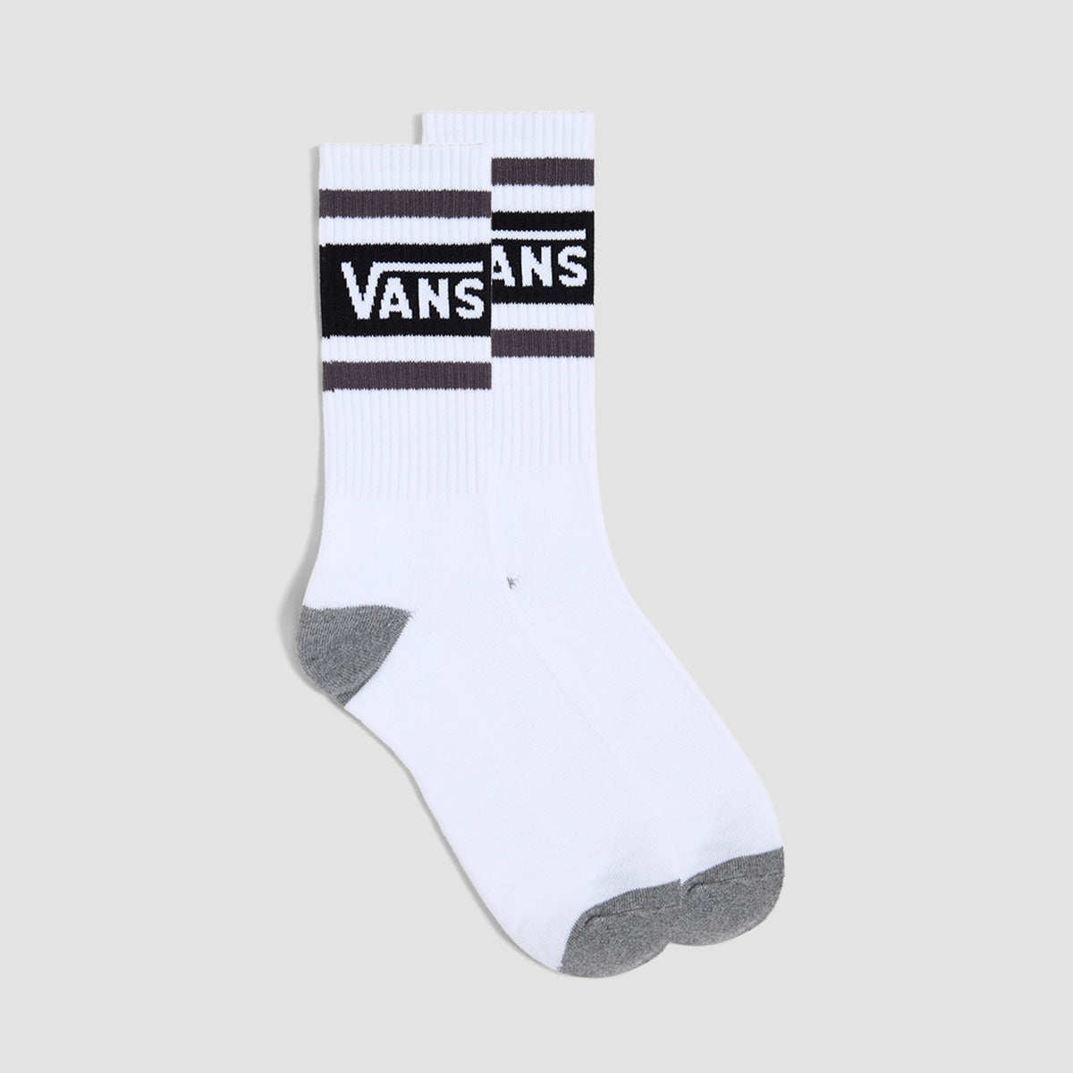 Vans Drop V Crew Socks Black/Asphalt